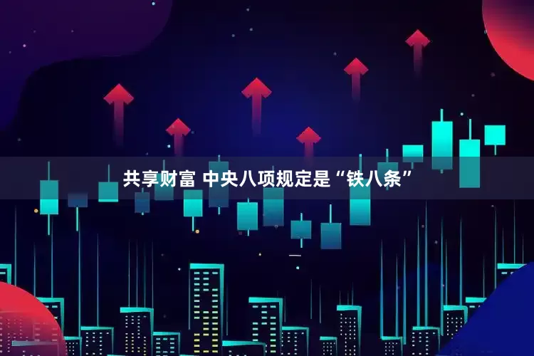 共享财富 中央八项规定是“铁八条”