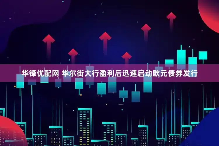 华锋优配网 华尔街大行盈利后迅速启动欧元债券发行