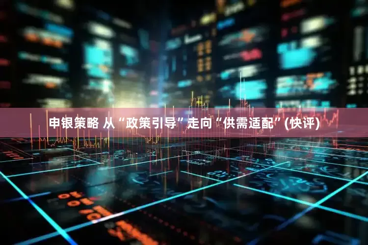 申银策略 从“政策引导”走向“供需适配”(快评)